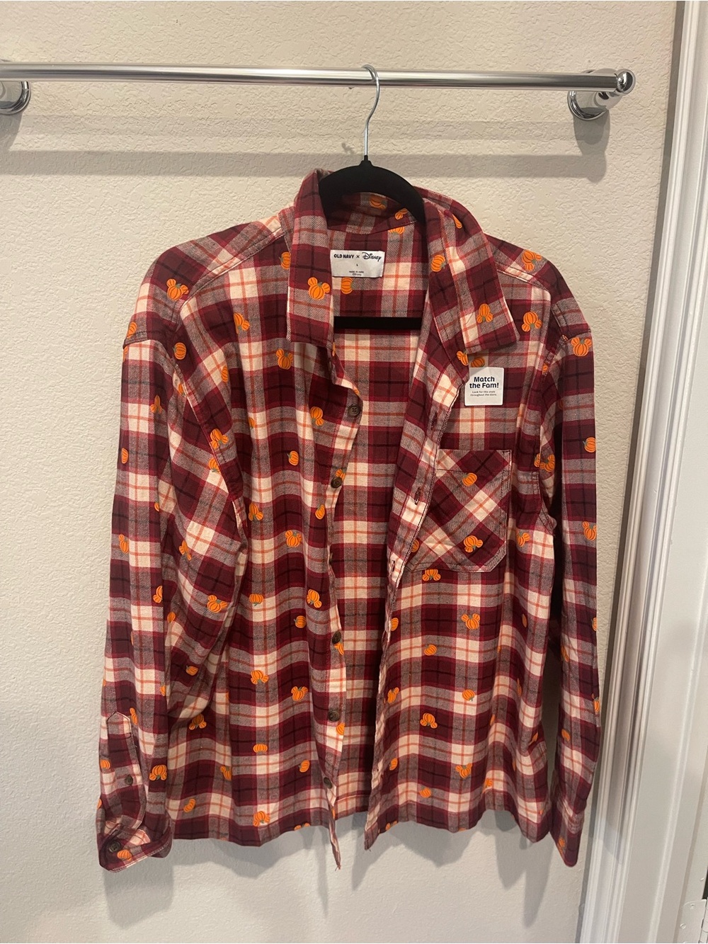 Old navy Disney Mickey fall flannel